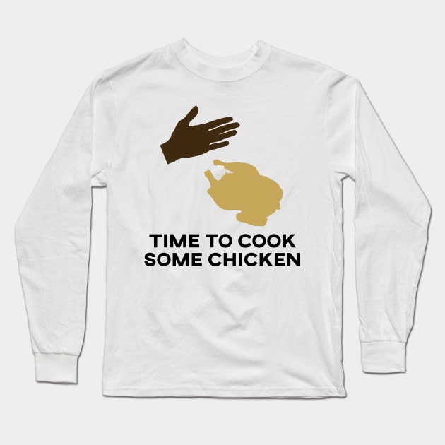 Chicken Slap meme Long Sleeve T-Shirt by giovanniiiii